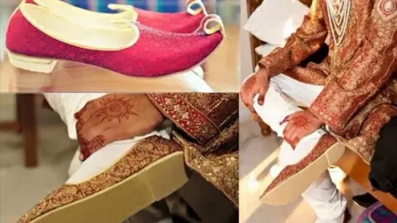 This is why the ceremony of printing a shoe in marriage