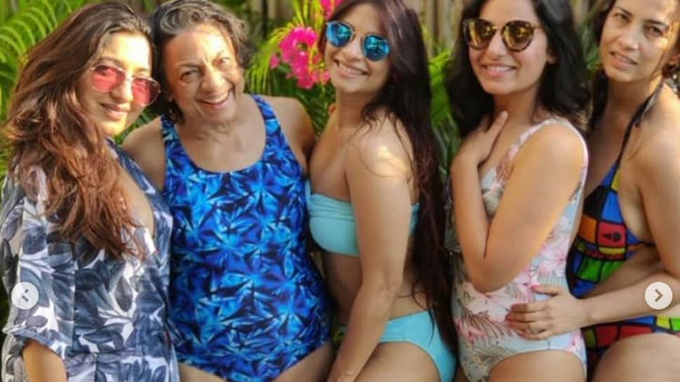 76-year-old actress wearing a bikini caused havoc on social media and see her picture.