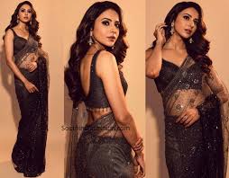 Rakul Preet Singh looks gorgeous in a black sari, see photos