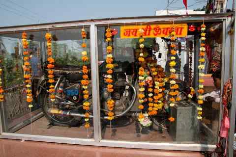 Learn how to worship bullet motorcycles in this temple of Rajasthan