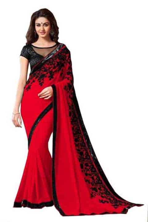 Modern party style designer sarees for party wear