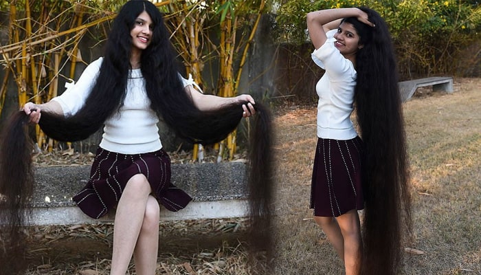 This 17-year-old girl has the longest hair in the world, knows the secret of 6 feet 3 inches long hair